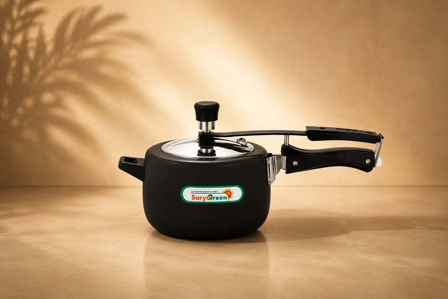 Pressure Cooker 3Ltr — Black