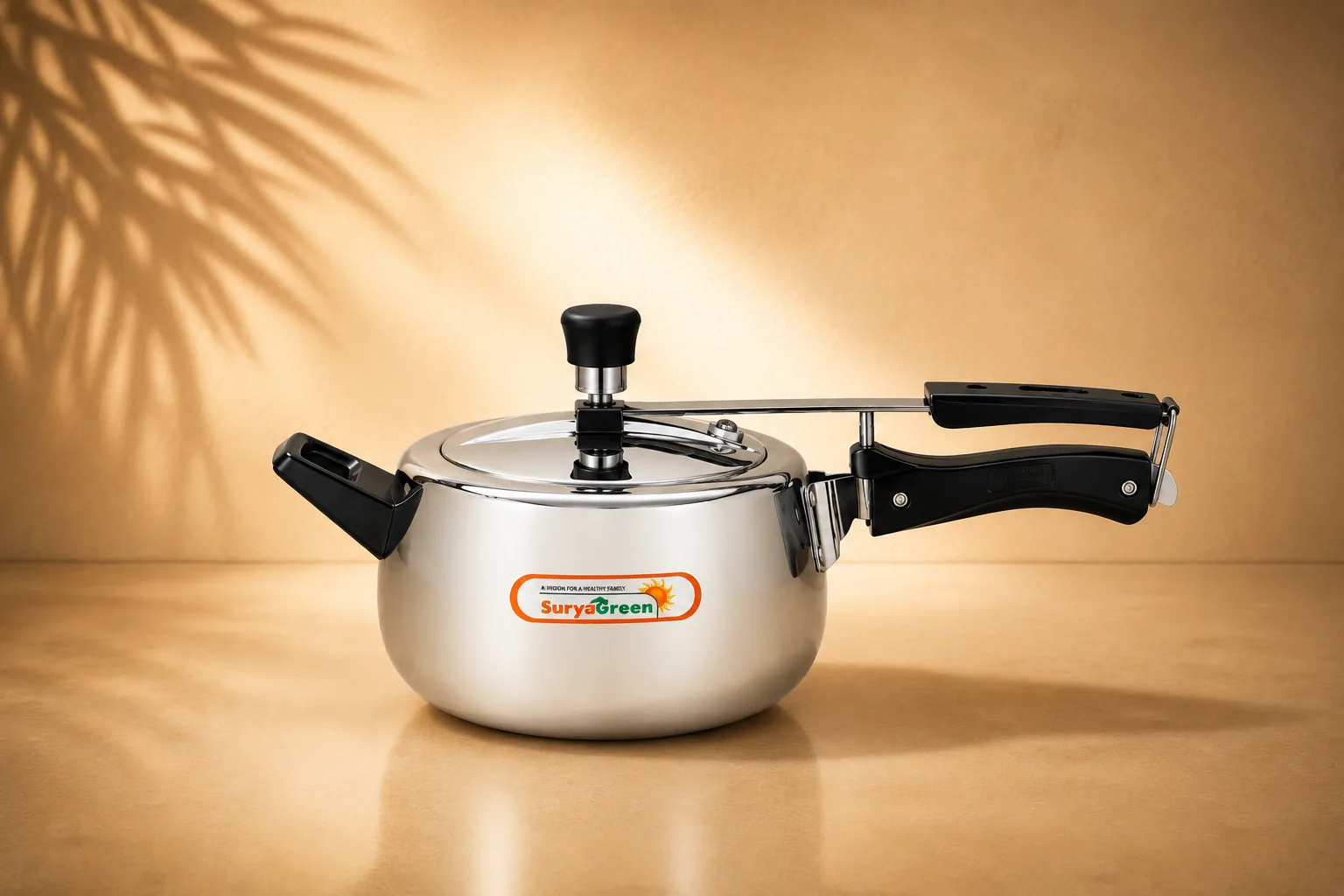 Pressure Cooker 3Ltr — Silver